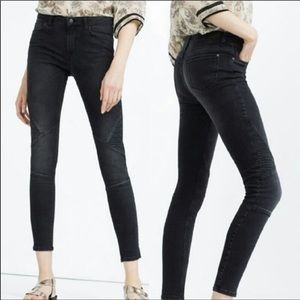 Zara skinny moto jean